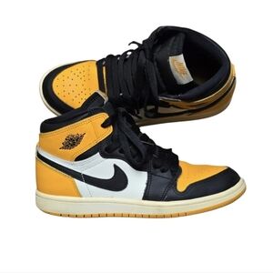 2022 Air Jordan 1 Retro High OG PS 'Yellow Toe' Size 3Y